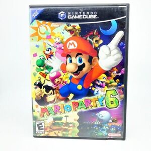 Mario Party 6 (Nintendo GameCube, 2004) Complete Tested Good Condition